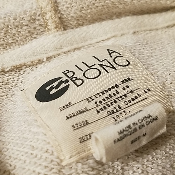 Billabong Cream Hoodie - Picture 2 of 2